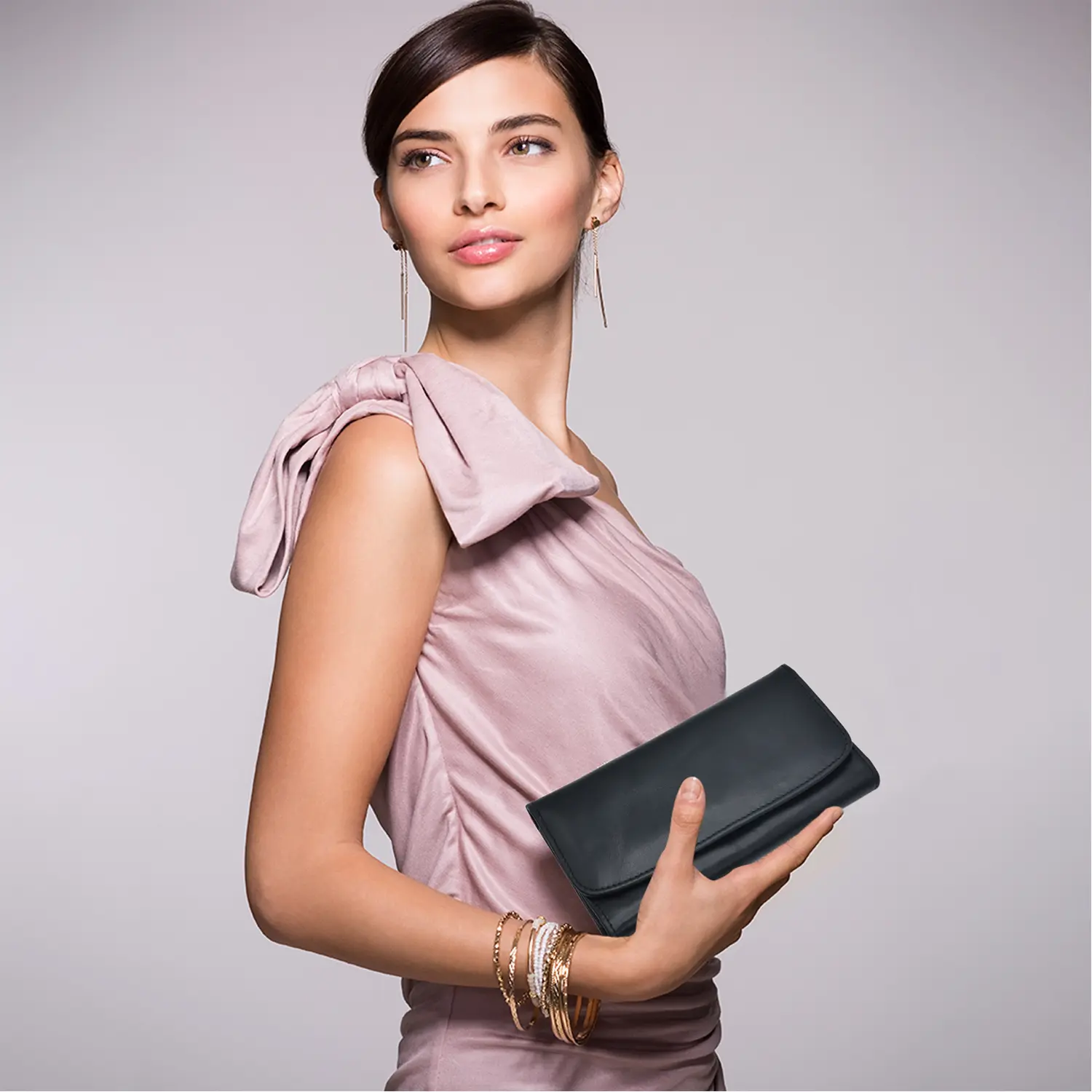 Women RFID Protected Tri-Fold Wallet