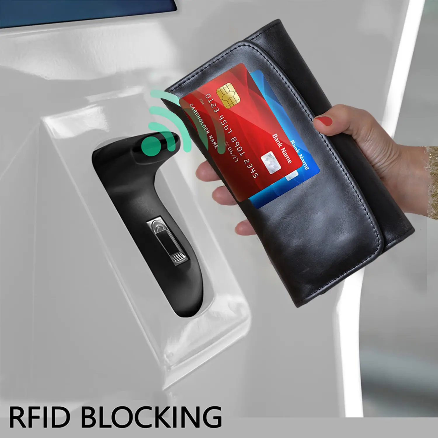 Women RFID Protected Tri-Fold Wallet