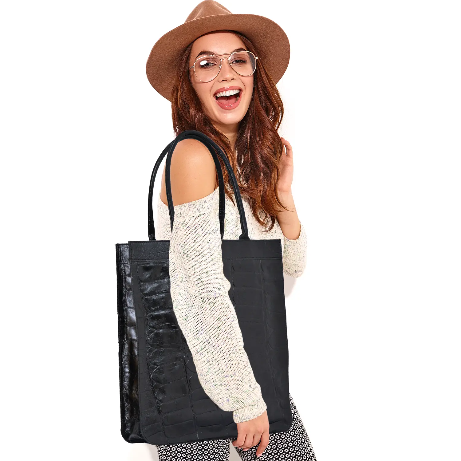 Leather Tote Bag for Women 1