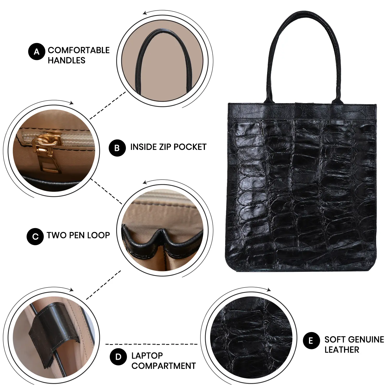 Leather Tote Bag for Women 4 Leather Tote Bag for Women