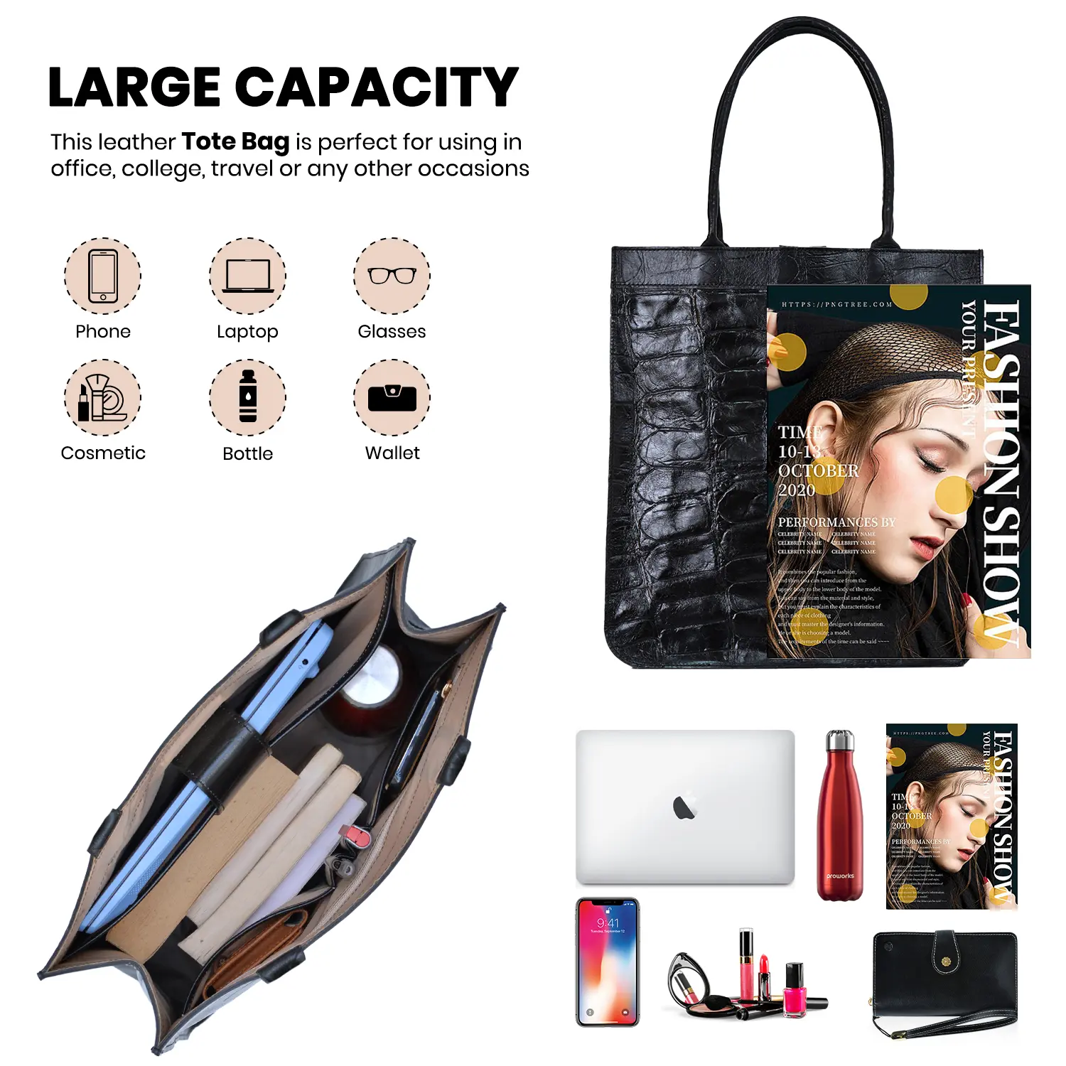 Leather Tote Bag for Women 5 Leather Tote Bag for Women