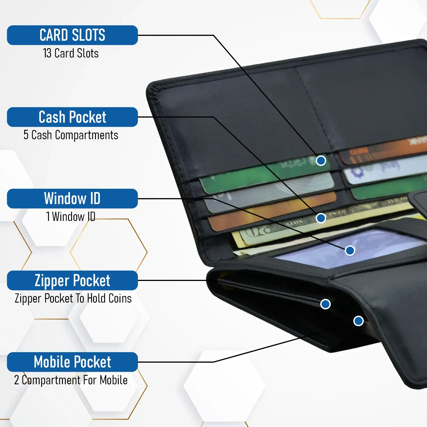 Cow Nappa Women Leather Wallet