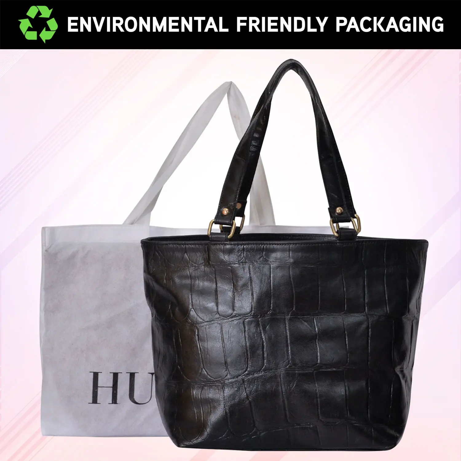 Genuine Leather Medium Tote Bag for Women
